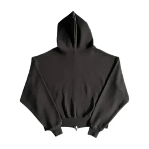 Broken Planet Double Zip Up Hoodie Black