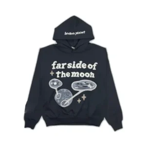Broken Planet Far Side Of The Moon Hoodie Black