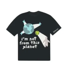 Broken Planet I’m Not From This Planet T-shirt Black
