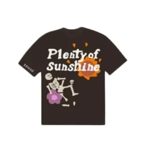 Broken Planet Sunshine T-shirt Brown