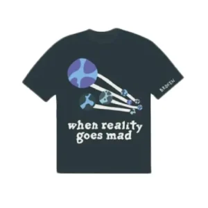 Broken Planet T-shirt Navy Blue