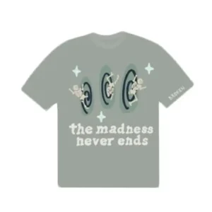 Broken Planet The Madness Never Ends T-shirt Grey